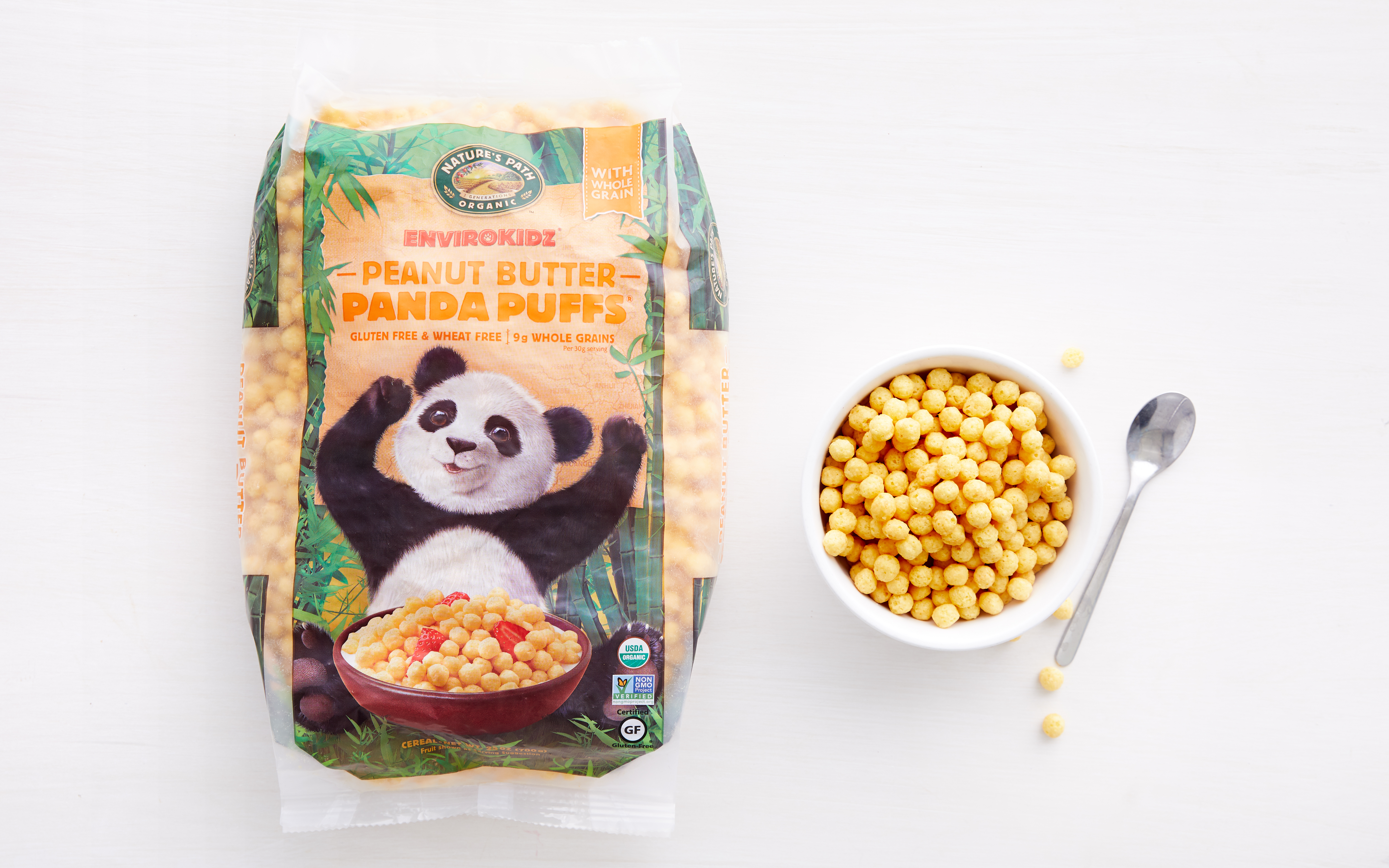 Organic GlutenFree Peanut Butter Panda Puffs Ecopak Nature's Path